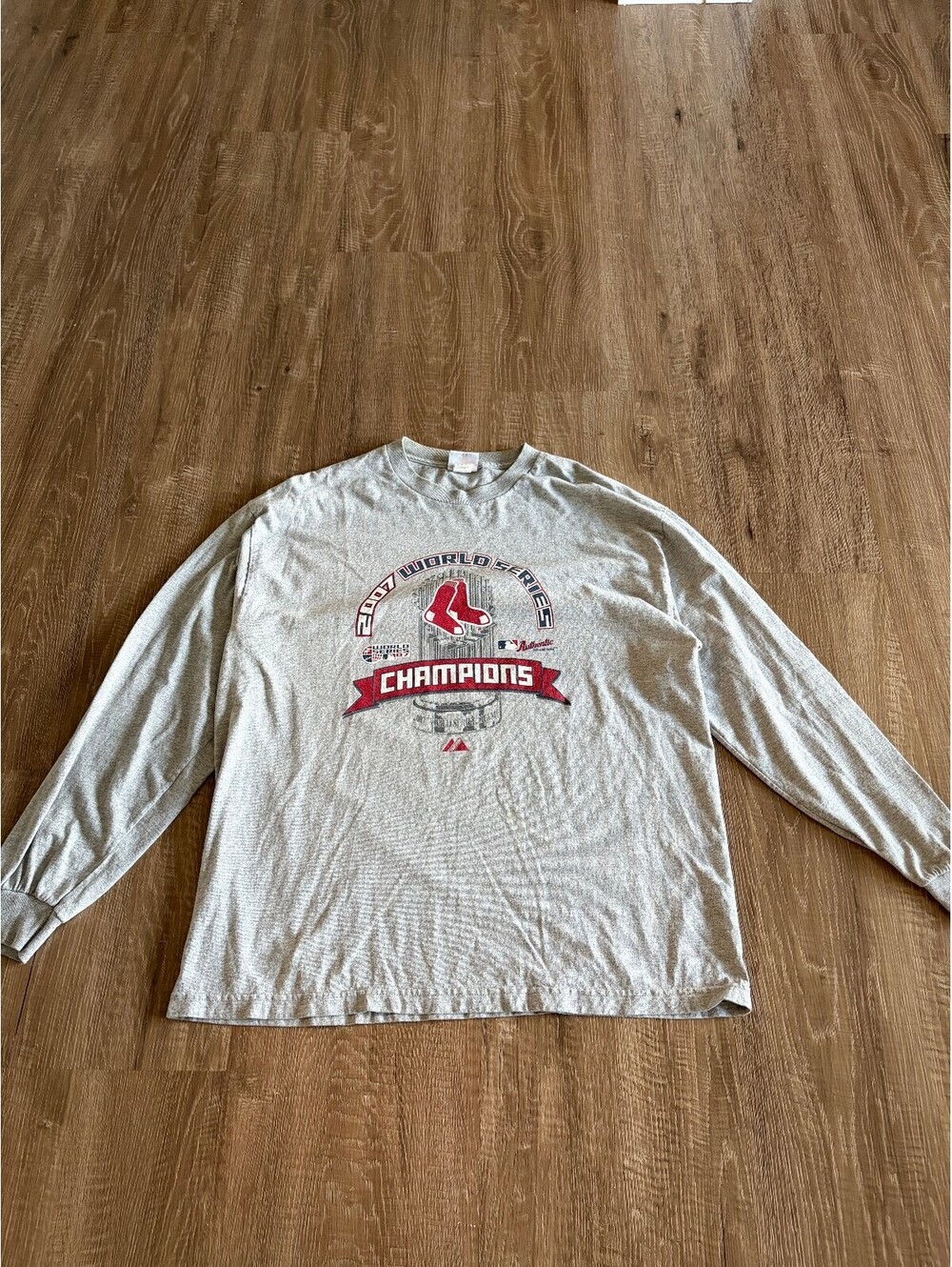 Vintage 2007 Red Sox World Series Long Sleeve size XL